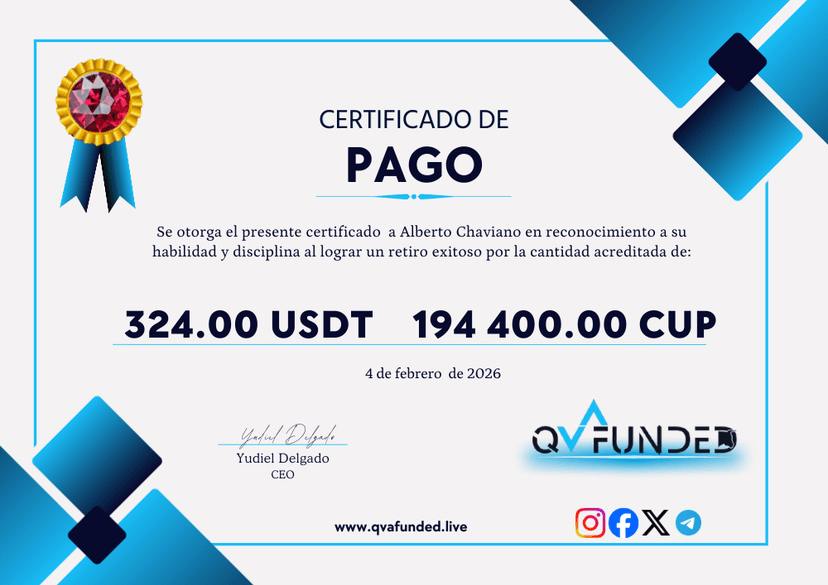 Certificado de pago QvaFunded 2
